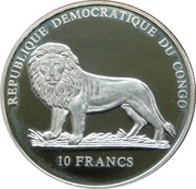 10 Francs World Cup in Japan 2002 obverse image