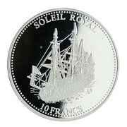 10 Francs Soleil Royal, Republic of the Congo, 2001 reverse image