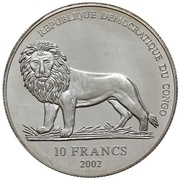 10 Franc Verney L. Camereon obverse image