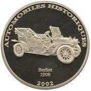 10 Francs 1908 Berliet, Republic of the Congo, 2002 reverse image
