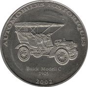 10 Francs Buick Model C, Republic of the Congo, 2002 reverse image