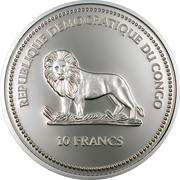 10 Francs Porcupine obverse image