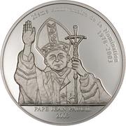 10 Francs Pope John Paul II, Republic of the Congo, 2003 reverse image