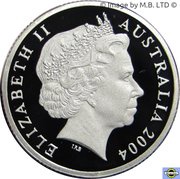 1 Dollar - Elizabeth II 4th Portrait - Masterpieces in Silver - Waltzing Matilda obverse image
