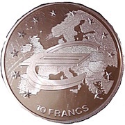 10 Francs European Union, Republic of the Congo, 2003 reverse image