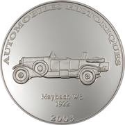 10 Francs Maybach W3, Republic of the Congo, 2003 reverse image