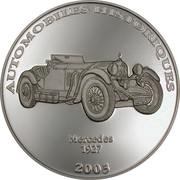 10 Francs Mercedes 1927, Republic of the Congo, 2003 reverse image