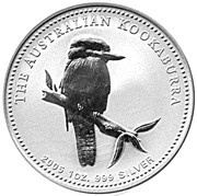1 Dollar - Elizabeth II 4th Portrait - Australian Kookaburra, Australia, 2004-2005 reverse image