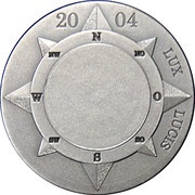 10 Francs Compass, Republic of the Congo, 2004 reverse image