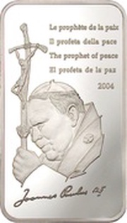 10 Francs Pope – Prophet of Peace reverse image
