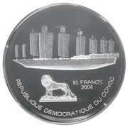 10 Francs Chinese Junk obverse image