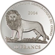 10 Francs Kingfisher obverse image