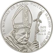 10 Francs John Paul II Memoriam, Republic of the Congo, 2005 reverse image