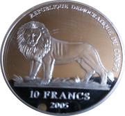 10 Francs Pope John Paul II obverse image