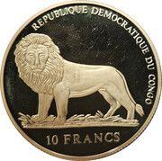 10 Francs World Cup of Football obverse image