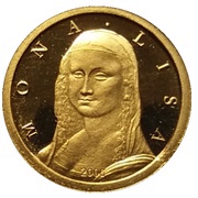 10 Francs Mona Lisa, Republic of the Congo, 2006 reverse image