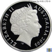1 Dollar - Elizabeth II 4th Portrait - Peace - End of World War II - Silver Proof obverse image