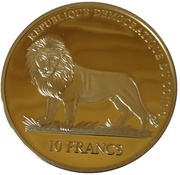 10 Francs Pope Damasus II obverse image