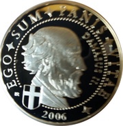 10 Francs Pope Damasus II, Republic of the Congo, 2006 reverse image