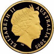 1 Dollar - Elizabeth II 4th Portrait - Peace - End of World War II - Gold Proof obverse image