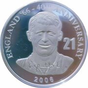 10 Francs Roger Hunt, Republic of the Congo, 2006 reverse image