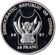 10 Franc Elephant obverse image