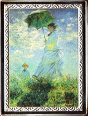 10 Francs Famous Paintings - "Woman with a Parasol - Madame Monet and her Son", Republic of the Congo, 2007 reverse image