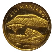 10 Francs Kilimanjaro, Republic of the Congo, 2008 reverse image