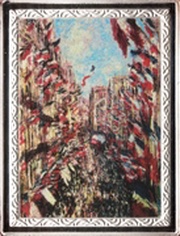 10 Francs Famous Paintings - "Rue Montorgueil, Festival", Republic of the Congo, 2009 reverse image