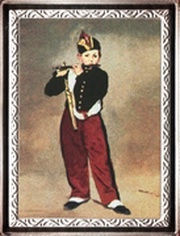 10 Francs Famous Paintings - "The Fifer", Republic of the Congo, 2009 reverse image