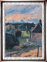 10 Francs Famous Paintings - "The House of Folly at Eragny", Republic of the Congo, 2009 reverse image