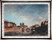 10 Francs Famous Paintings - "The Seine and Notre-Dame in Paris", Republic of the Congo, 2009 reverse image