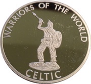 10 Francs Celtic Warrior, Republic of the Congo, 2010 reverse image
