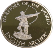 10 Francs English Archer, Republic of the Congo, 2010 reverse image