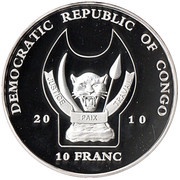 10 Franc Okapi obverse image