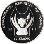 10 Franc Dolphin obverse image
