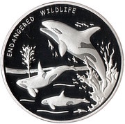 10 Franc Dolphin, Republic of the Congo, 2011 reverse image