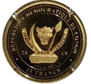 10 Francs Fall of the Berlin Wall obverse image