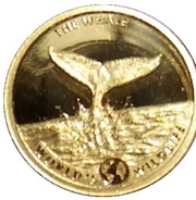10 Francs Whale, Republic of the Congo, 2020 reverse image
