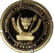 10 Francs Queen Elizabeth II Platinum Jubilee obverse image