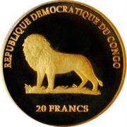 20 Francs Pope John Paul II obverse image