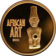 20 Francs African Art, Republic of the Congo, 2000 reverse image