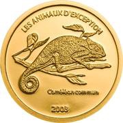20 Francs Chameleon, Republic of the Congo, 2003 reverse image