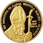 20 Francs John Paul II Memoriam, Republic of the Congo, 2005 reverse image