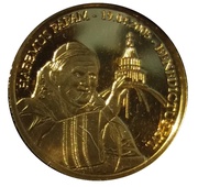 20 Francs Pope Benedict XVI, Republic of the Congo, 2005 reverse image
