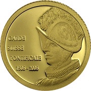 20 Francs Pontifical Swiss Guard, Republic of the Congo, 2006 reverse image