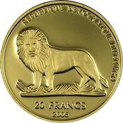 20 Francs Babe Pig obverse image