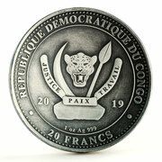 20 Francs Moon Landing obverse image