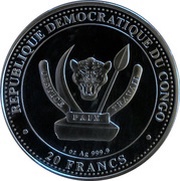 20 Francs Mamenchisaurus obverse image