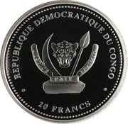 20 Francs Puma concolor obverse image